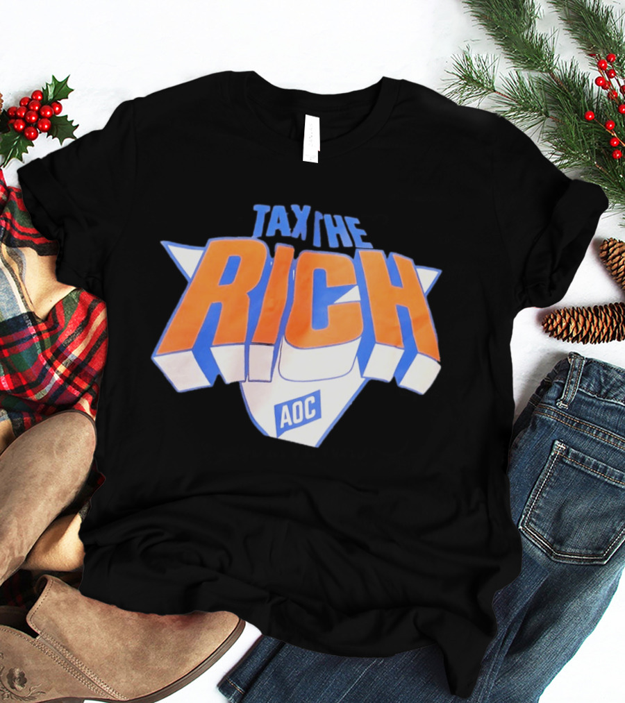 Tax The Rich AOC New York Knicks T-Shirt