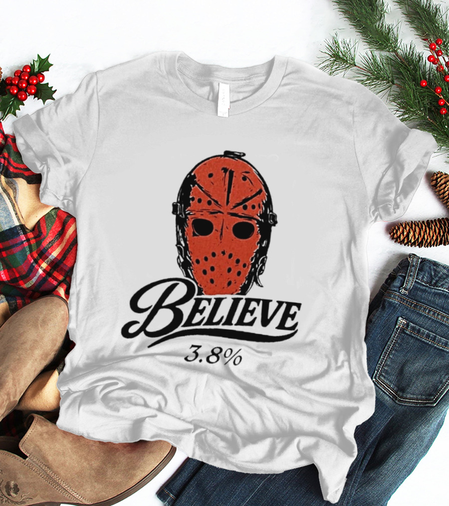 Philadelphia Flyers Believe 3.8% Jason Voorhees Mask T-Shirt