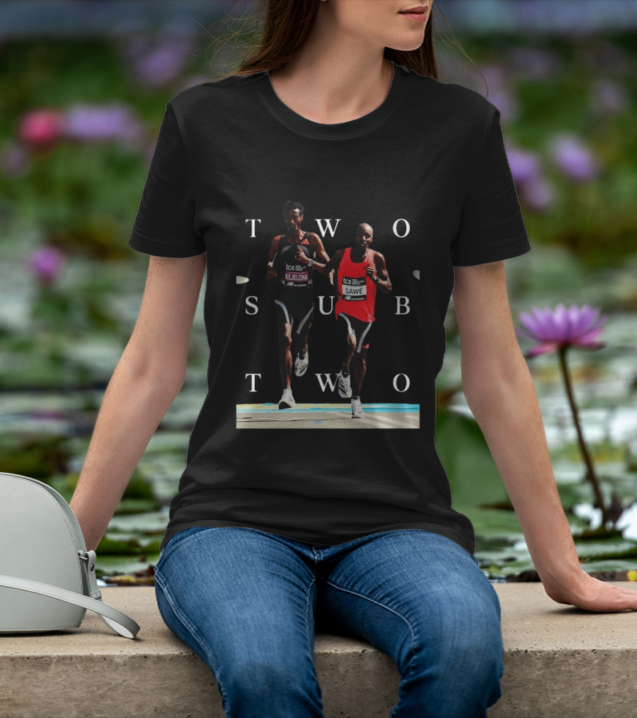 TCS London Marathon Sabastian Sawe Kejelcha Two Sub Two T-Shirt