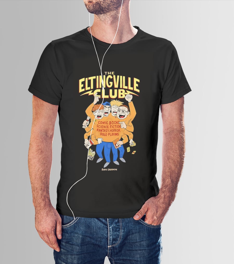 The Eltingville Club Comic Books Science Fiction Fantasy Horror Role Playing Evan Dorkin T-Shirt
