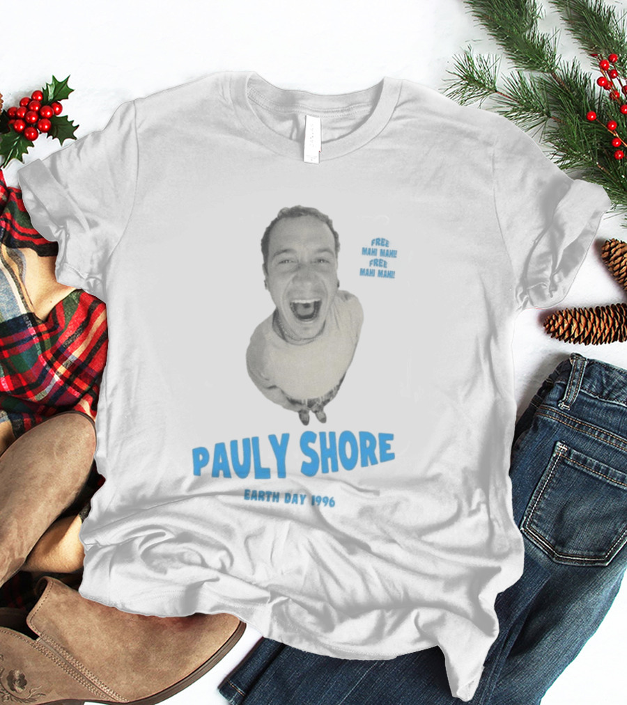 Pauly Shore Free Mahi Mahi Earth Day 1996 T-Shirt