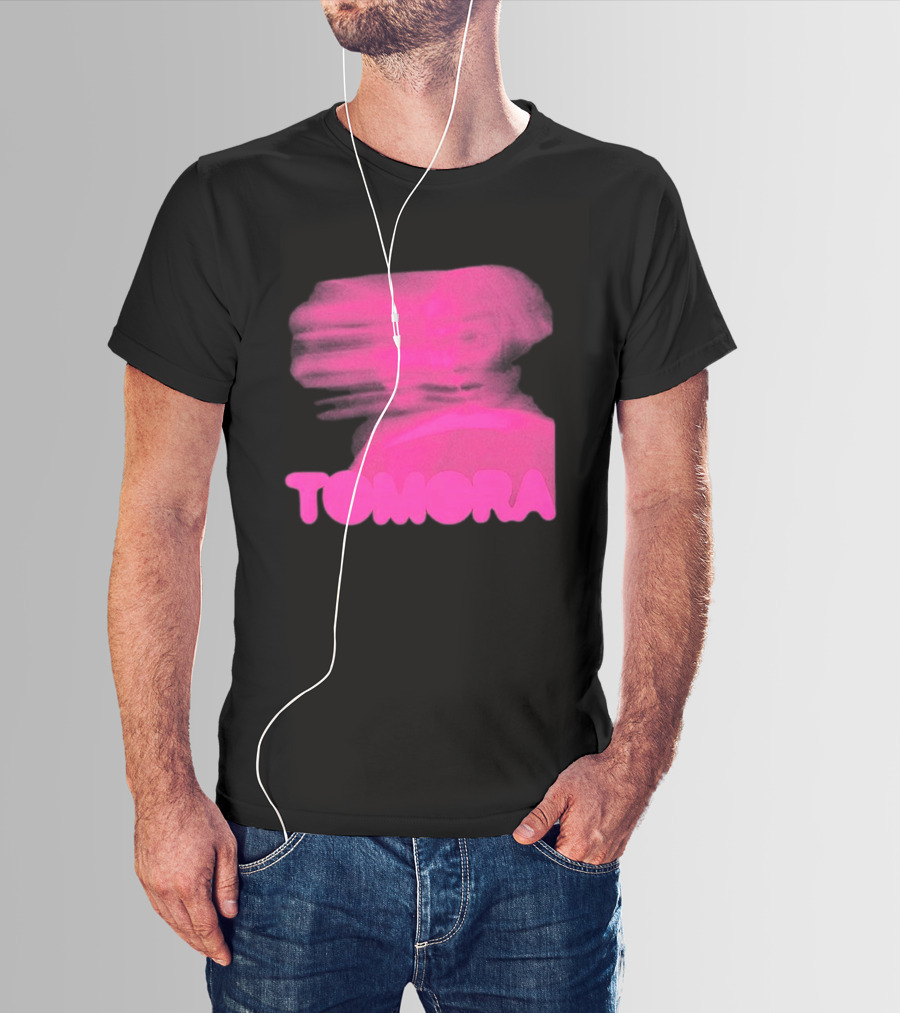 TOMORA Pink Blurred Portrait Friendly Companion T-Shirt