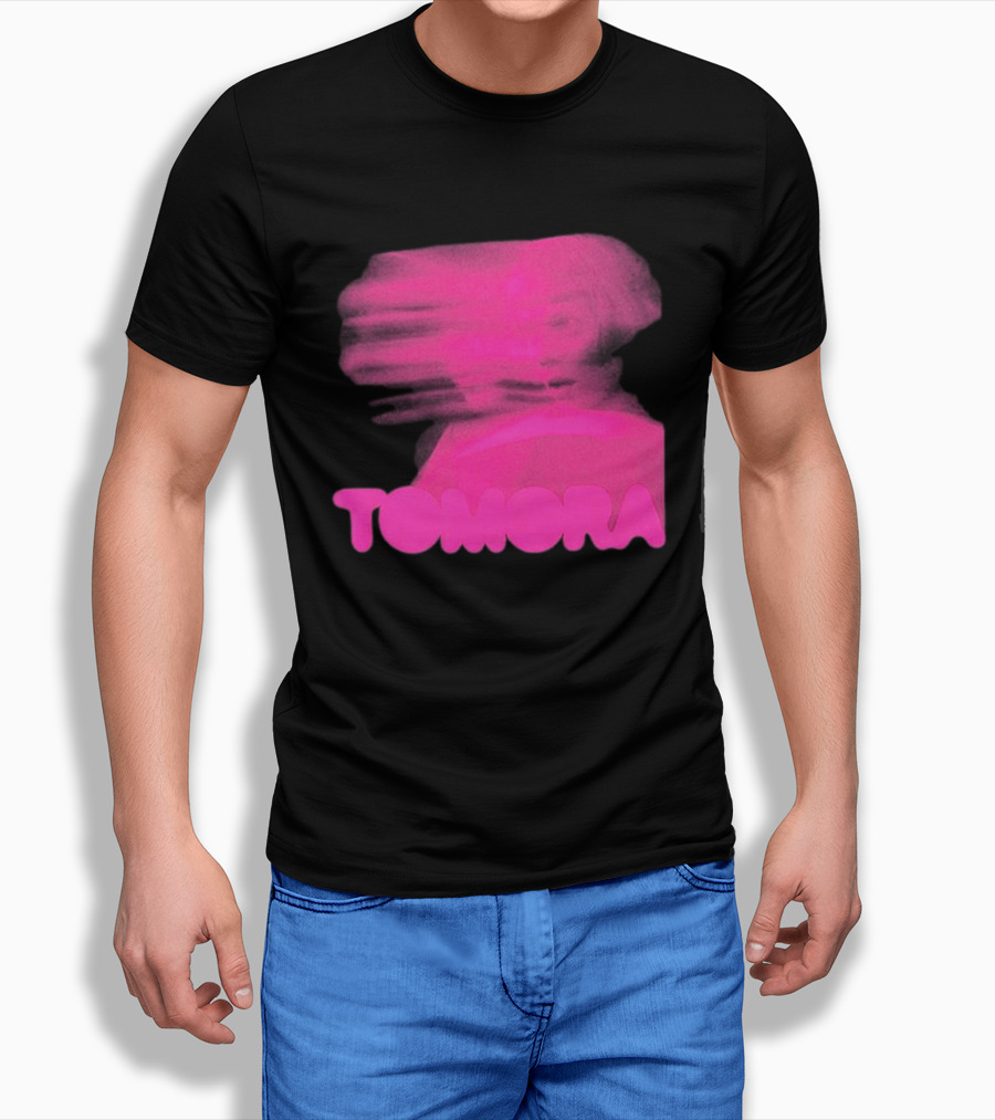 TOMORA Pink Blurred Portrait Friendly Companion T-Shirt