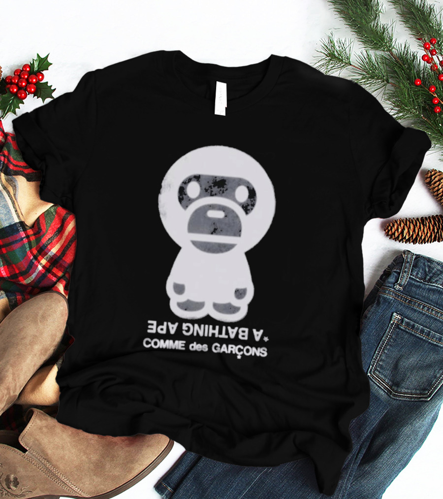 Comme Des Garçons A Bathing Ape Baby Milo Collectible Black Set T-Shirt