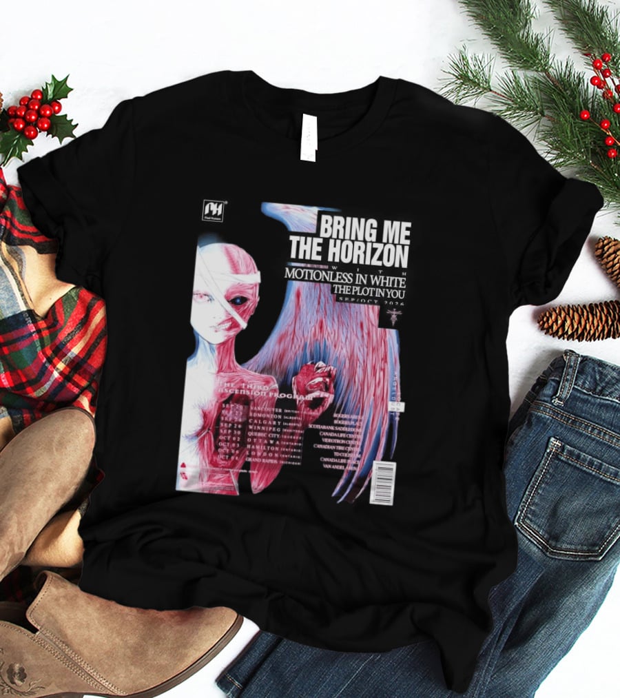 Bring Me The Horizon The Third Ascension Program Fall Tour 2026 Canada Dates T-Shirt