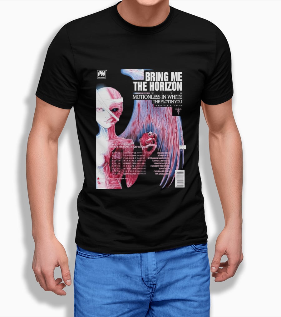 Bring Me The Horizon The Third Ascension Program Fall Tour 2026 Canada Dates T-Shirt