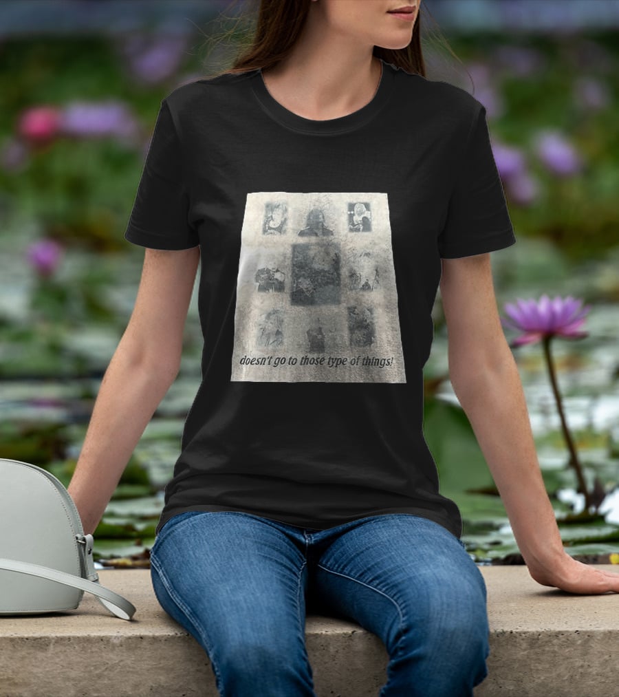 Dir En Grey Kyo Collage Doesn't Go To Those Type Of Things T-Shirt