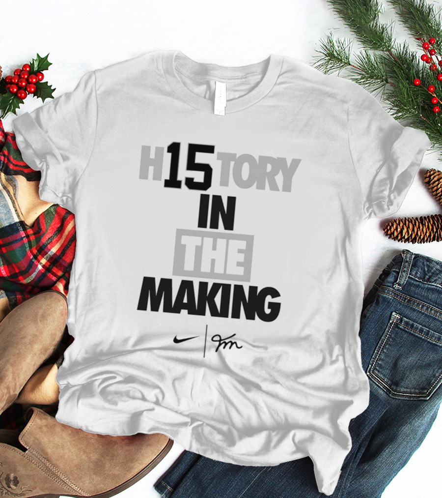 Fernando Mendoza Las Vegas Raiders H15tory In The Making Nike T-Shirt