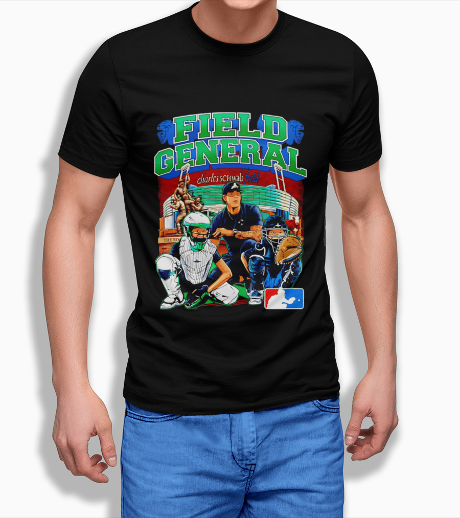 Field General Charles Schwab Field Baseball Player 0002 T-Shirt