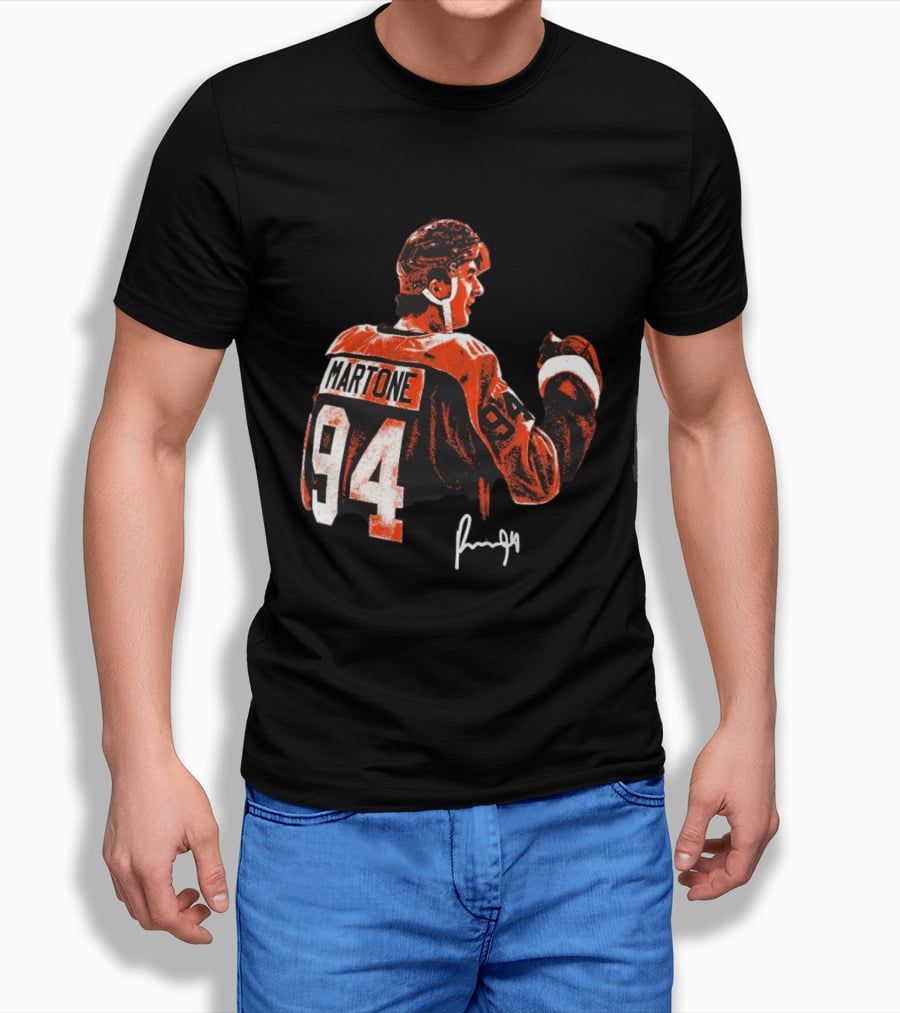 Porter Martone 94 Philadelphia Flyers Hockey NHL Player T-Shirt