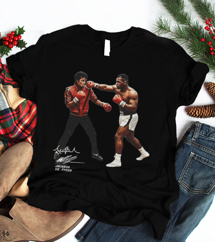 Greatest Mikes 2026 Jackson Vs Tyson Boxing Matchup Iconic Showdown T-Shirt
