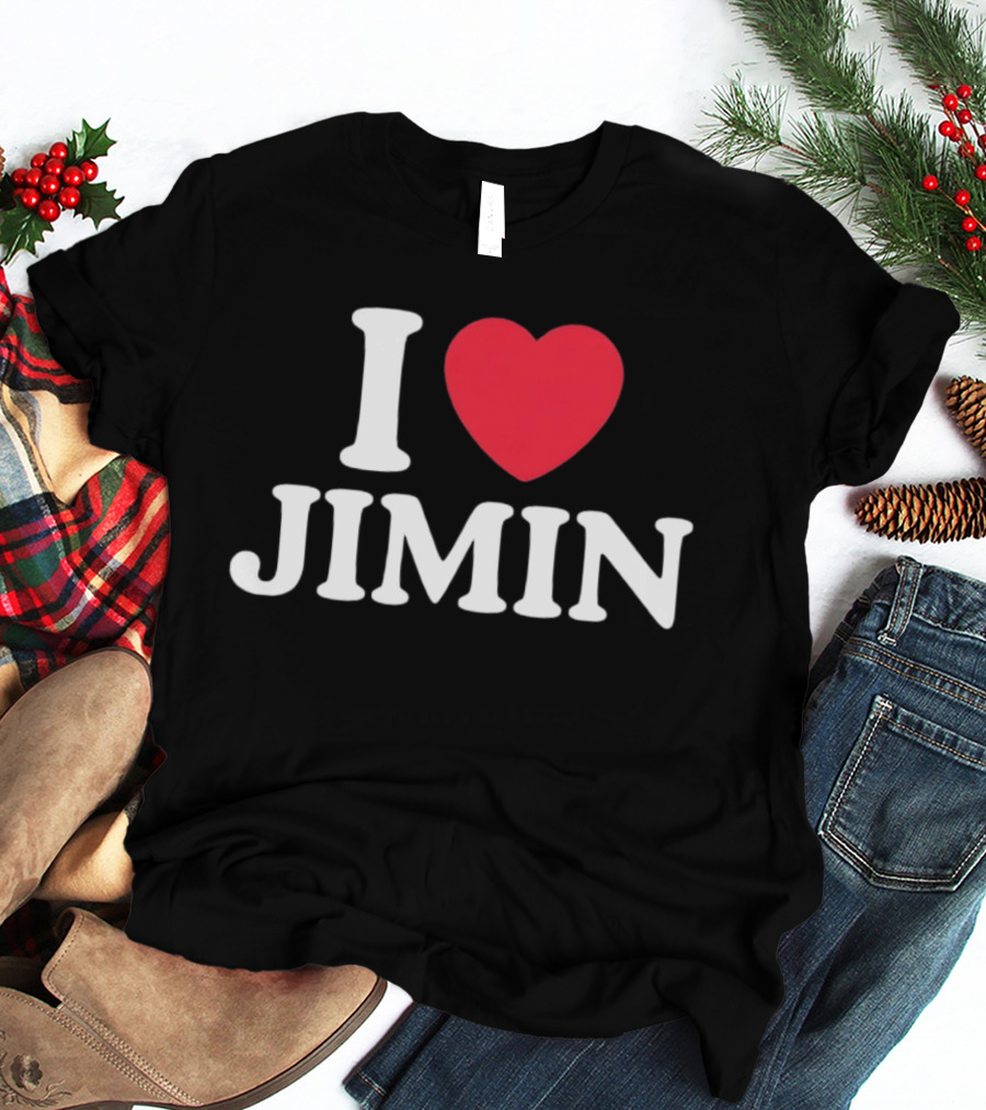 I Love Jimin BTS KPop Lover Fan T-Shirt