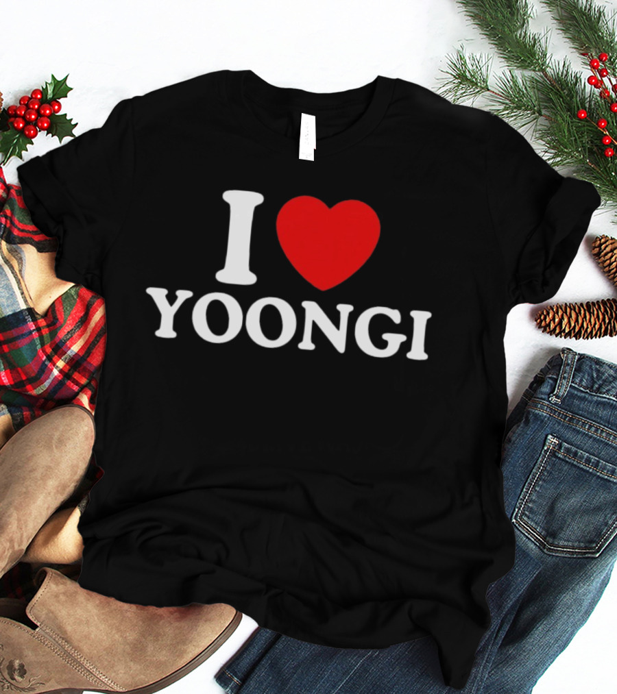 I Love Yoongi BTS Fan T-Shirt