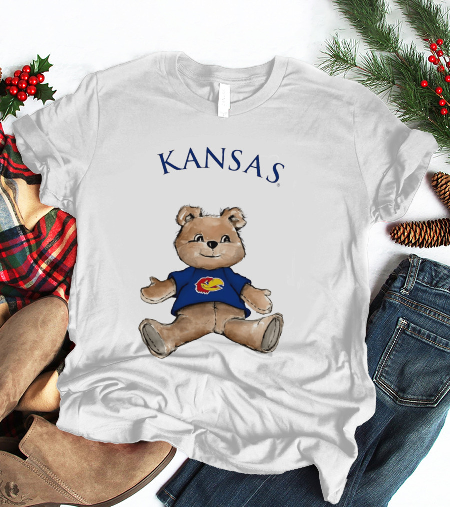 Kansas Jayhawks Teddy Bear KU Jayhawk T-Shirt