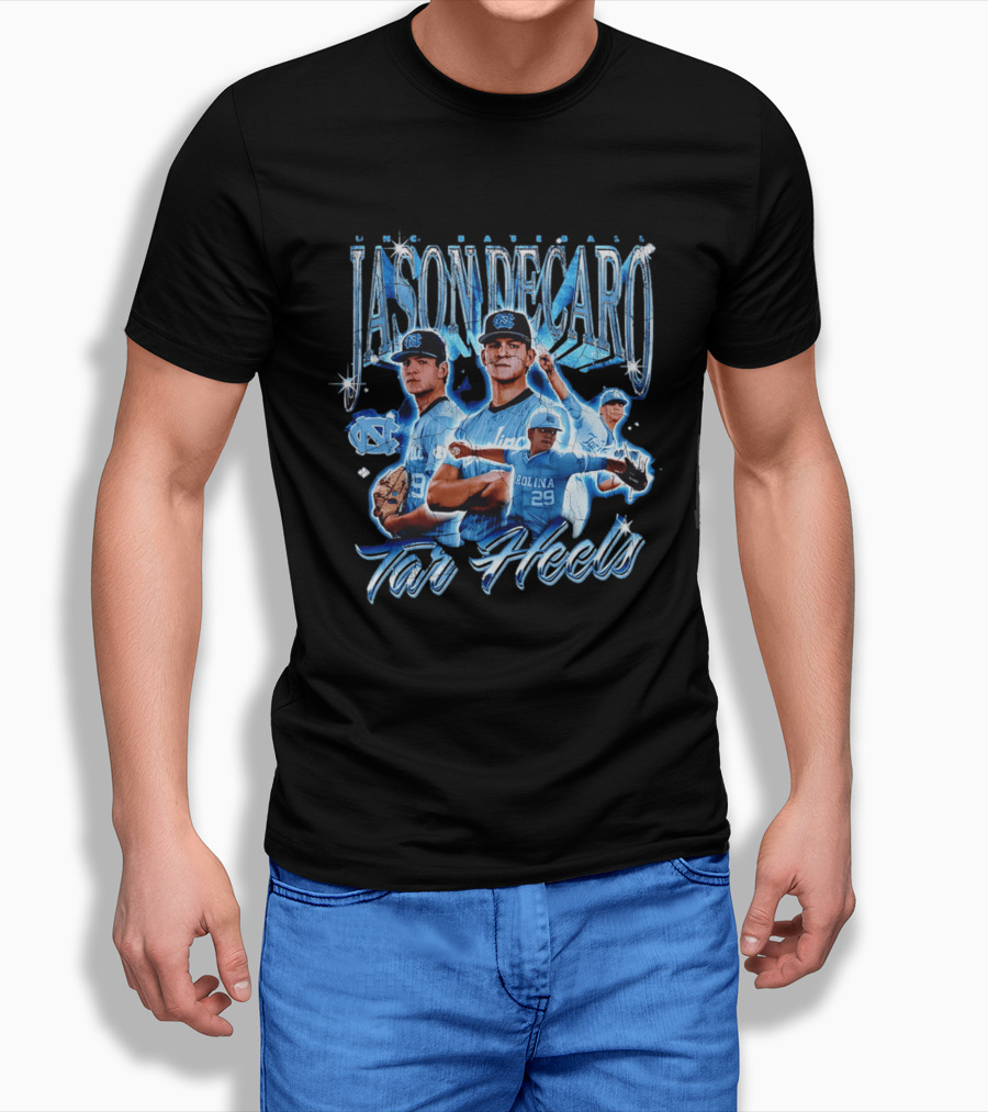 North Carolina Tar Heels Baseball Jason DeCaro T-Shirt