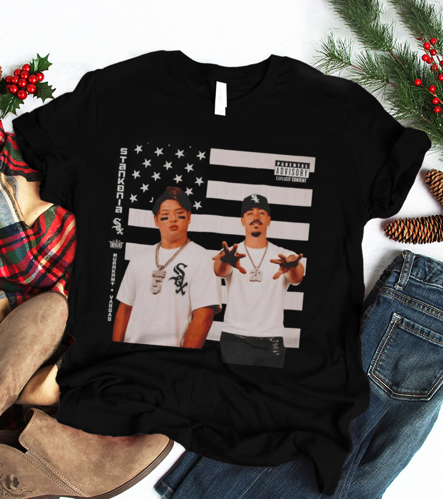 Murakami Munetaka Miguel Vargas Chicago White Sox Baseball American Flag Advisory 5 20 T-Shirt