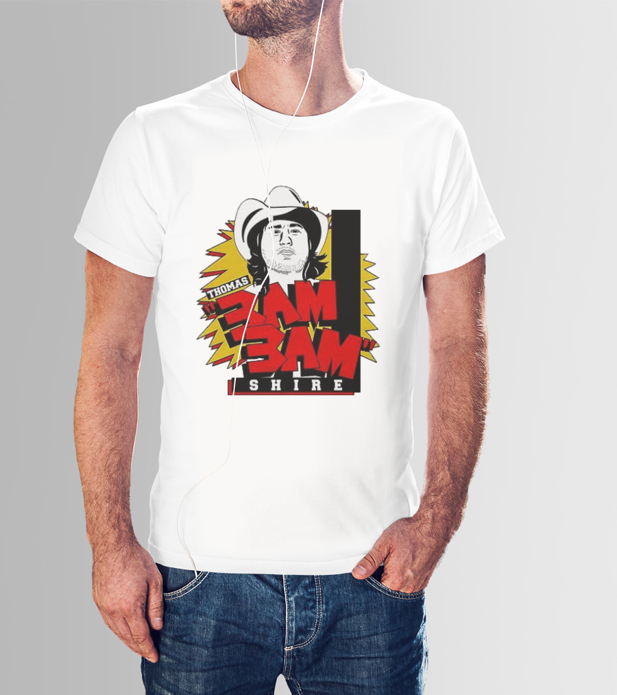 Thomas Shire 3AM 3AM Cowboy Hat Portrait Burst T-Shirt