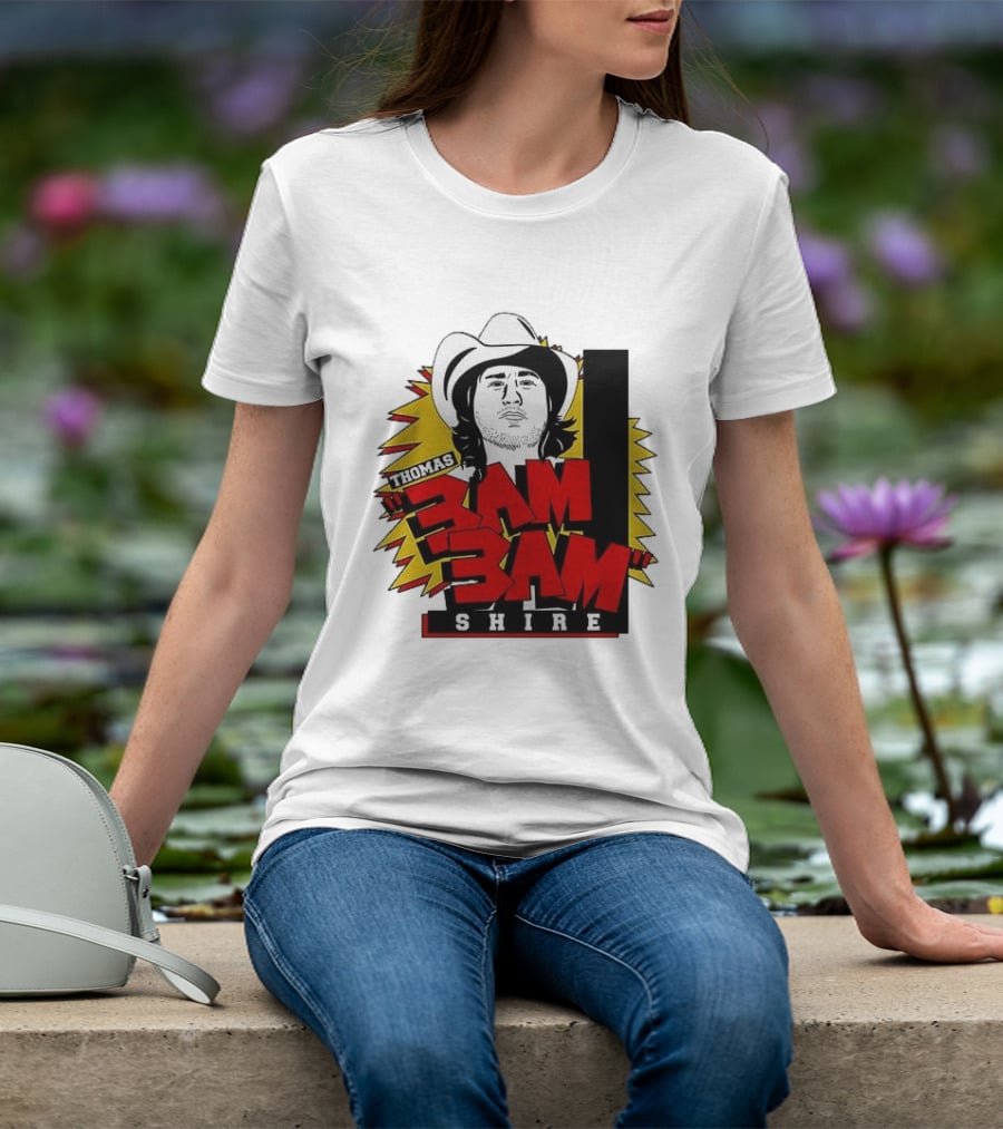 Thomas Shire 3AM 3AM Cowboy Hat Portrait Burst T-Shirt