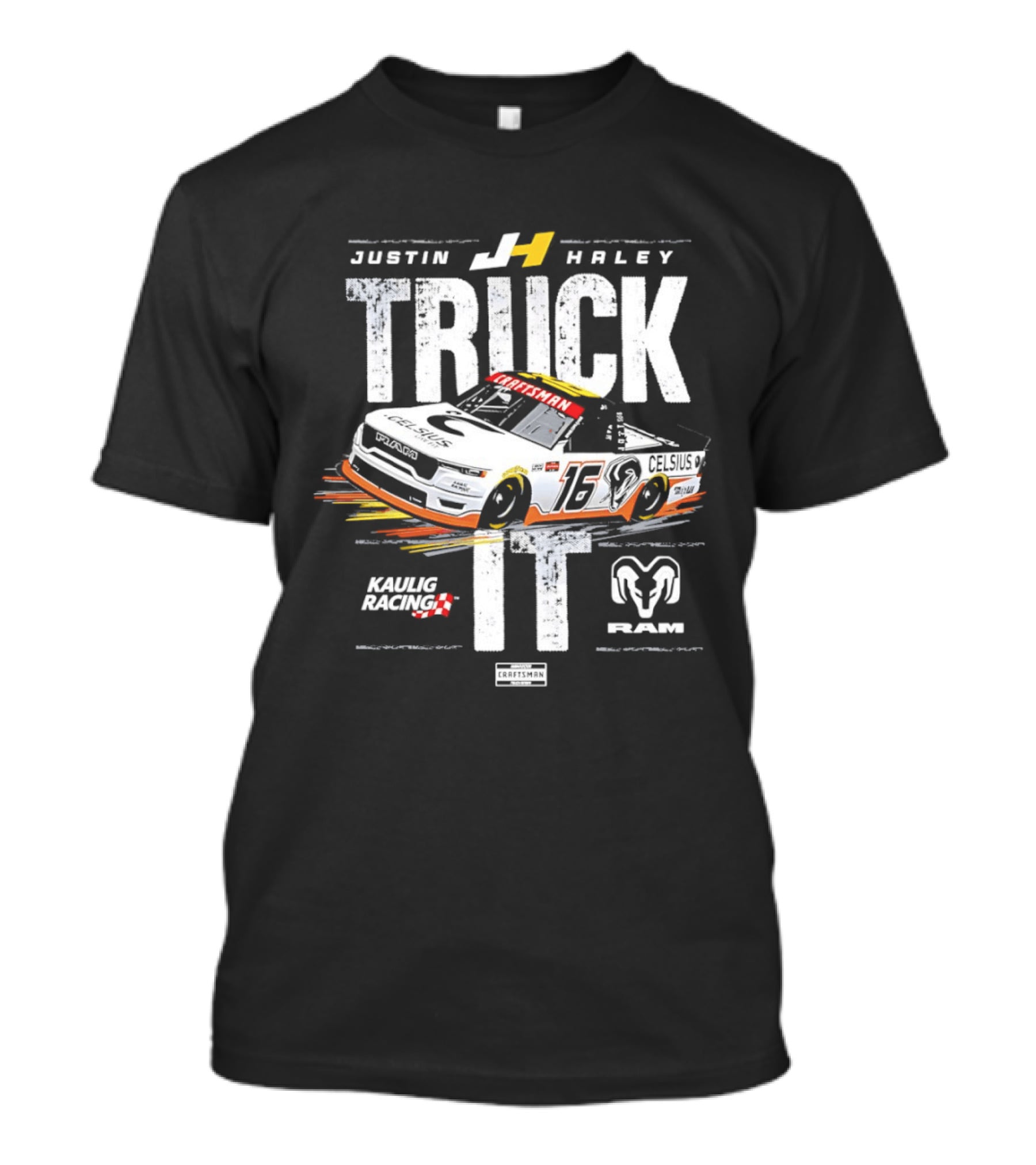 Justin Haley Truck It Kaulig Racing Ram Craftsman 16 T-Shirt