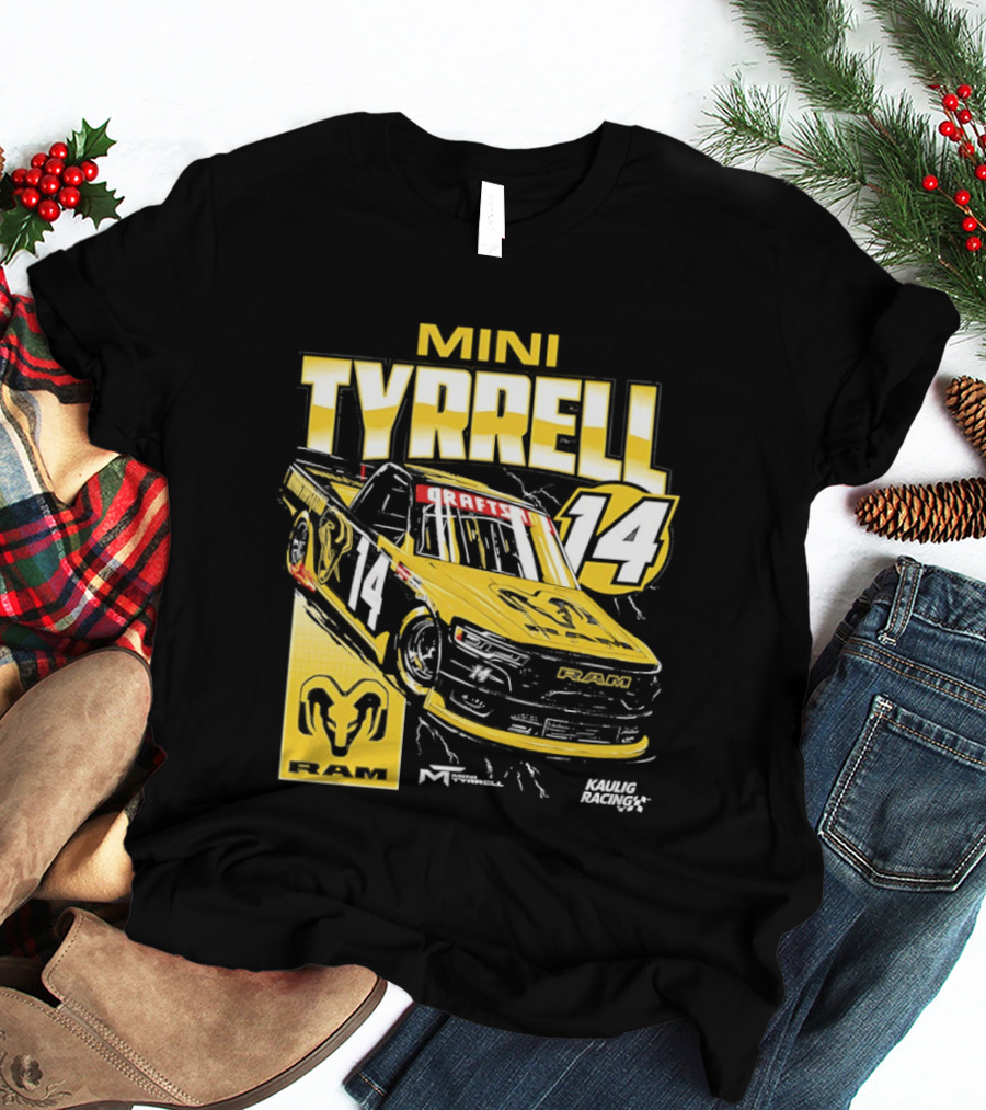 Mini Tyrell Kaulig Racing Ram NASCAR Craftsman 14 Car T-Shirt