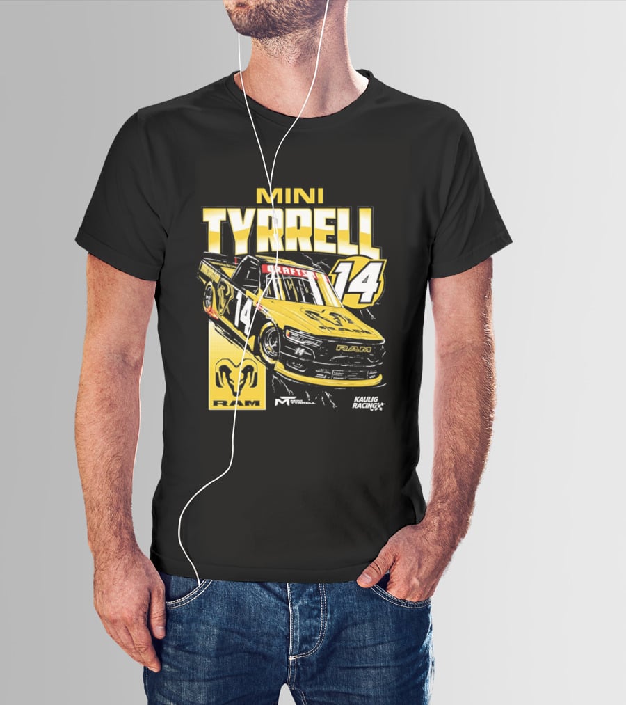 Mini Tyrell Kaulig Racing Ram NASCAR Craftsman 14 Car T-Shirt