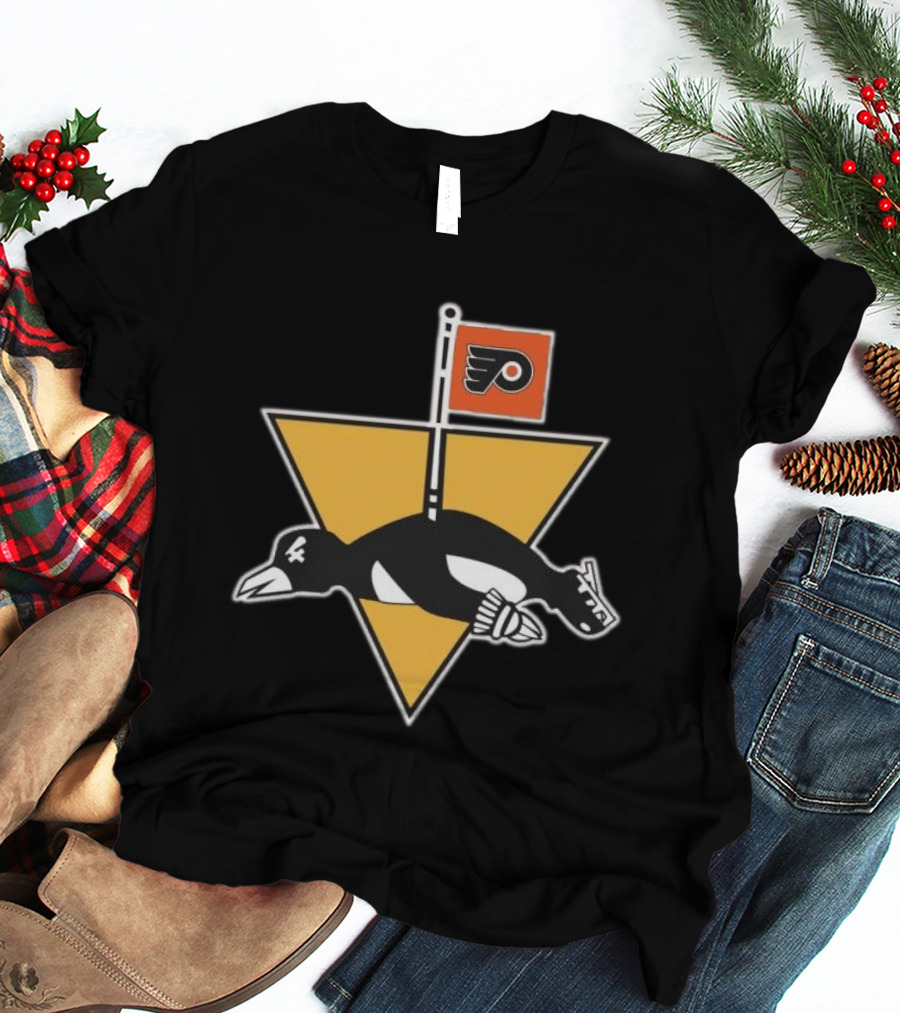Philadelphia Beat 2026 Flyers Vs Penguins Rivalry T-Shirt