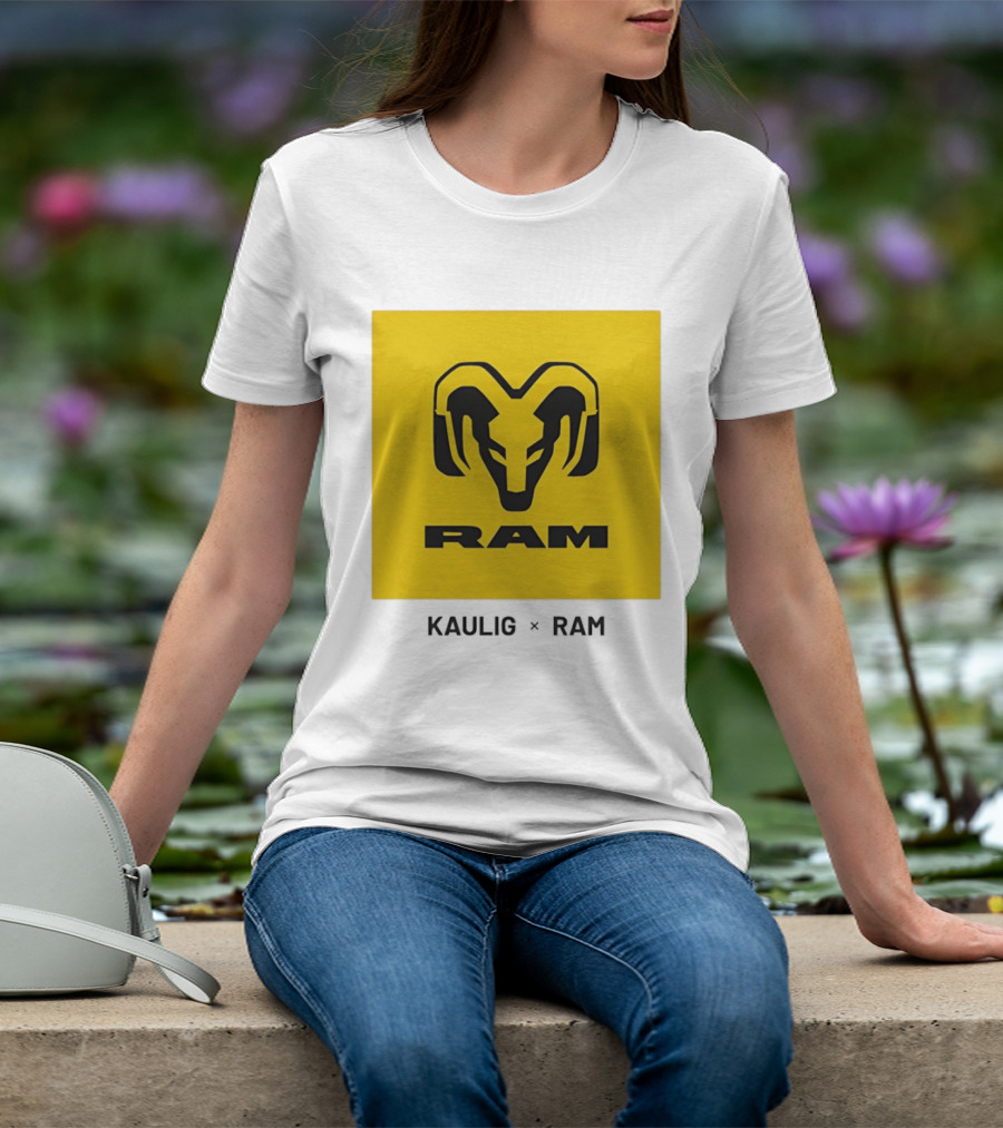 KAULIG X RAM Bold Yellow Icon Collaboration T-Shirt