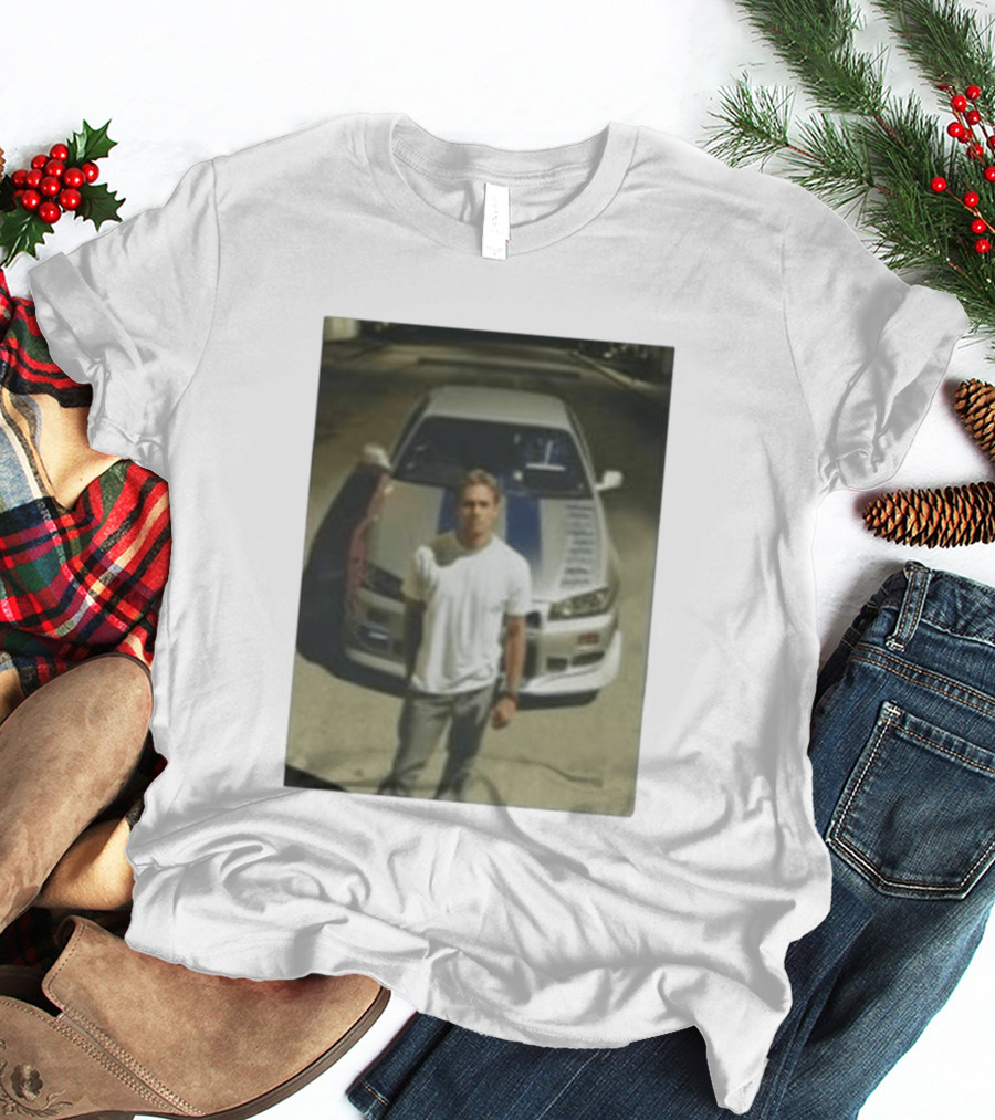 50th Birthday Archive 01 The Paul Walker Foundation Nissan Skyline R34 T-Shirt