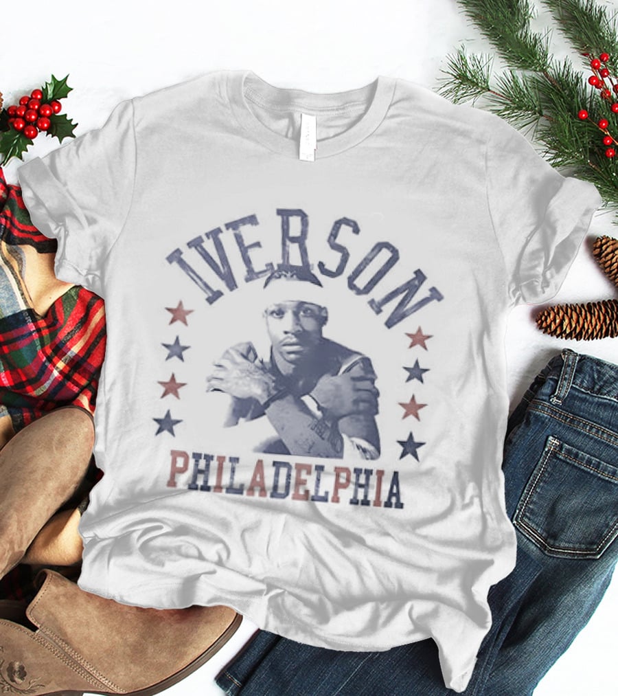 Iverson Philadelphia 76ers NBA Stars T-Shirt