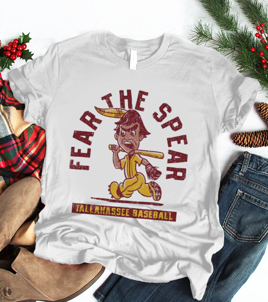 Florida State Seminoles Fear The Spear Tallahassee Baseball T-Shirt