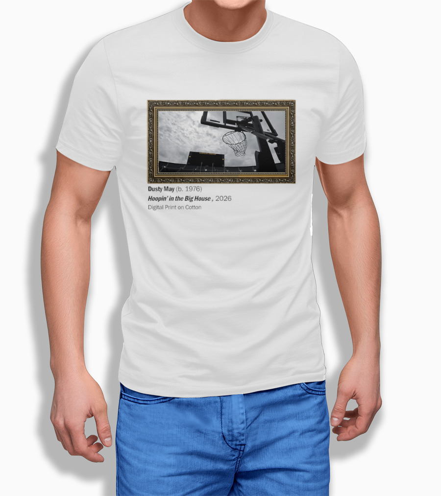 Michigan Stadium Basketball 2026 Hoopin' In The Big House T-Shirt