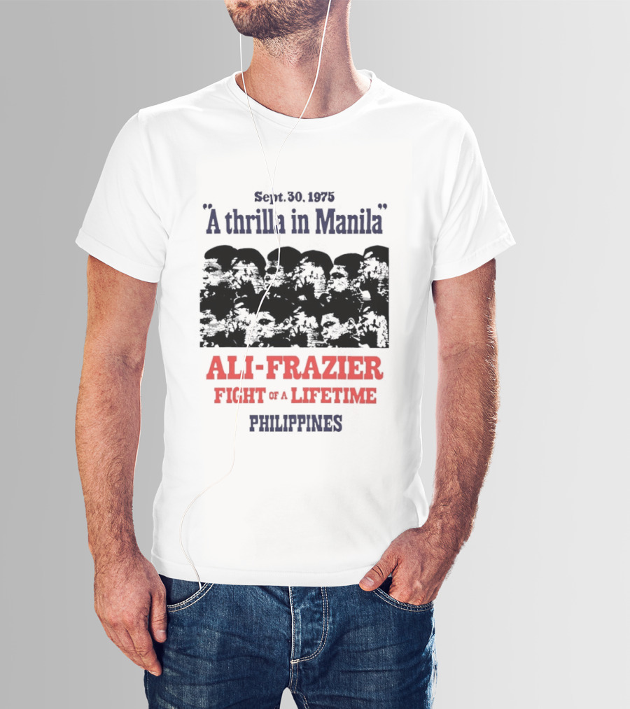 Rumble In The Jungle Ali Frazier Fight Of A Lifetime Philippines T-Shirt