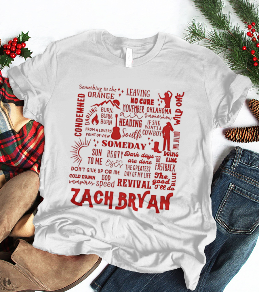 Zach Bryan Louisville Cardinals Heaven Tour 2026 Someday The Good I'll Do Revival Festive Cowboy Spirit T-Shirt