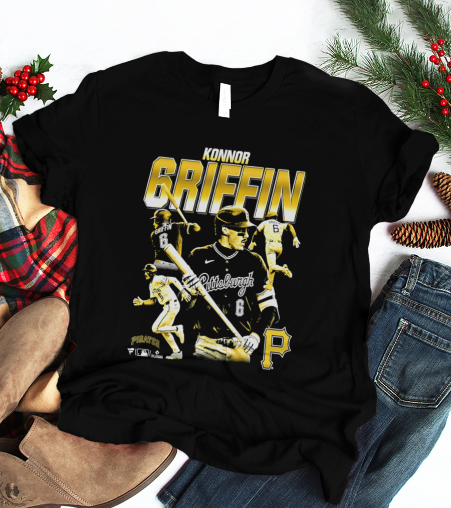 Pittsburgh Konnor Griffin 2026 Player Collage With Pirates T-Shirt