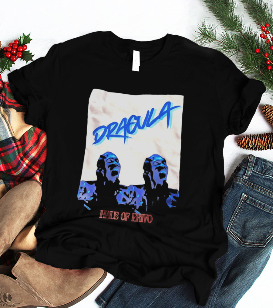 Cynthia Erivo Dracula Haus Of Erivo Blue Artistic T-Shirt