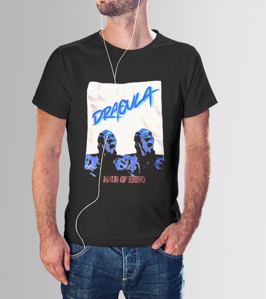 Cynthia Erivo Dracula Haus Of Erivo Blue Artistic T-Shirt