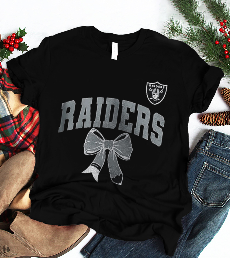 Las Vegas Raiders Retired Teacher Loves Her Ribbon T-Shirt