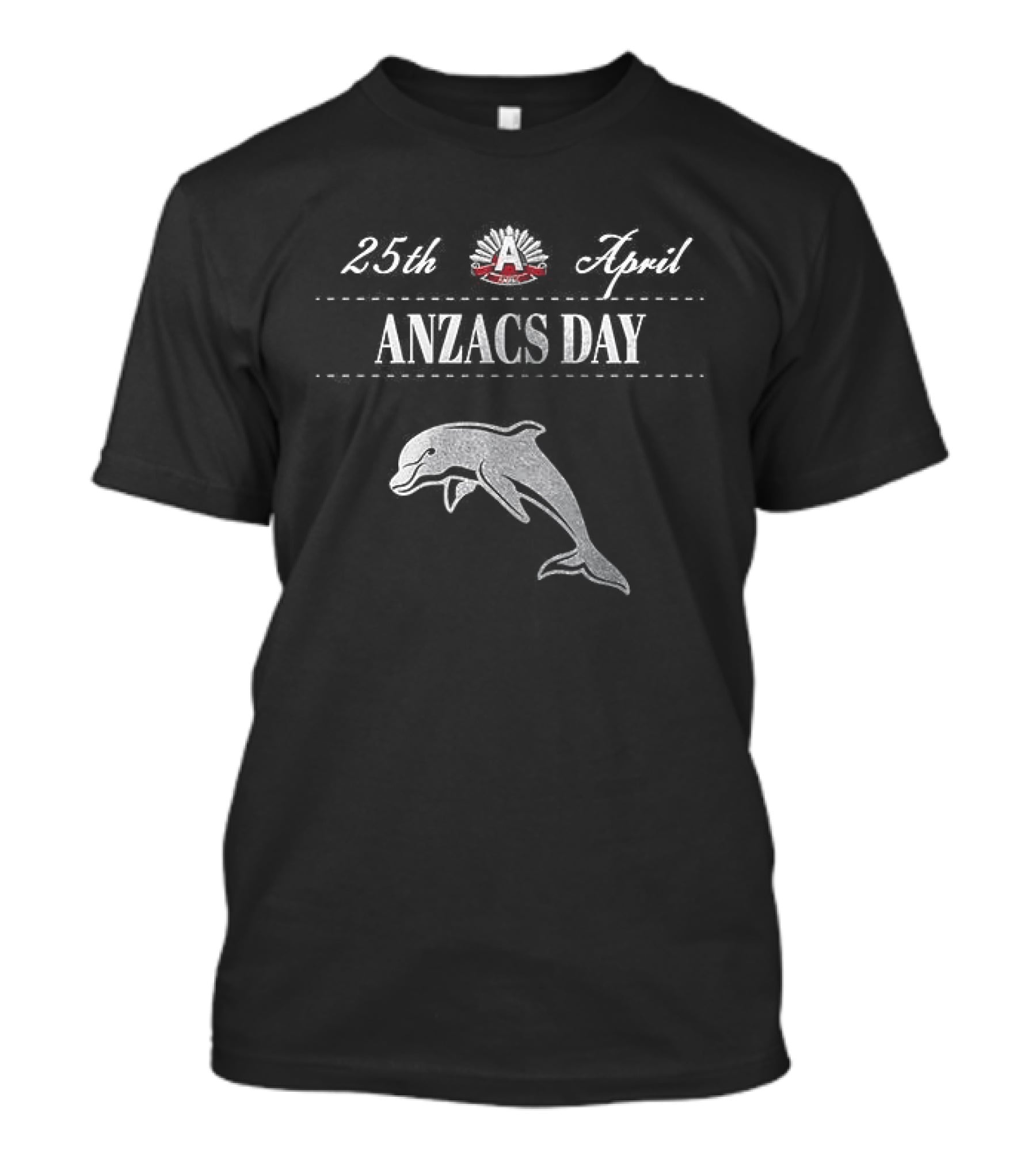 Dolphins NRL Anzacs Day Lest We Forget T-Shirt