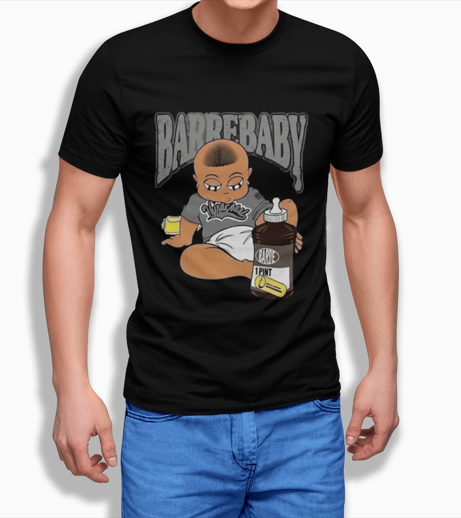 Barrebaby Lil Wayne Syrup 1 Pint Vintage Baby Cartoon T-Shirt