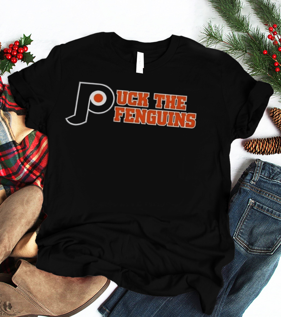 Philadelphia Flyers Puck The Fenguins T-Shirt
