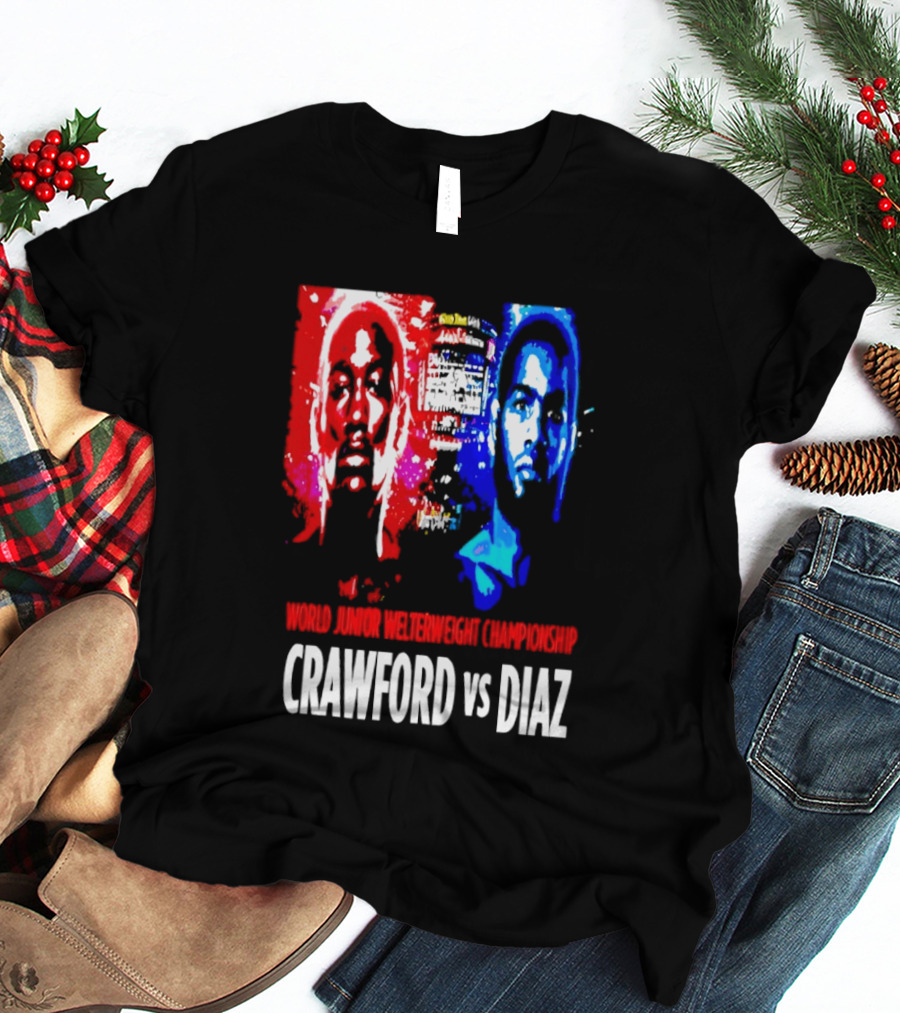 Crawford Vs Diaz World Junior Welterweight Championship Boxing T-Shirt