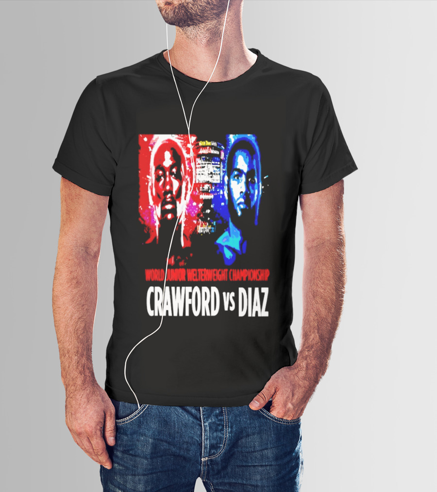 Crawford Vs Diaz World Junior Welterweight Championship Boxing T-Shirt