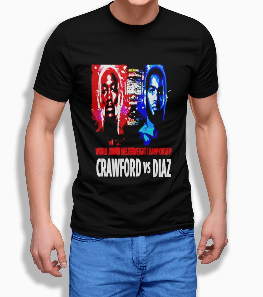 Crawford Vs Diaz World Junior Welterweight Championship Boxing T-Shirt