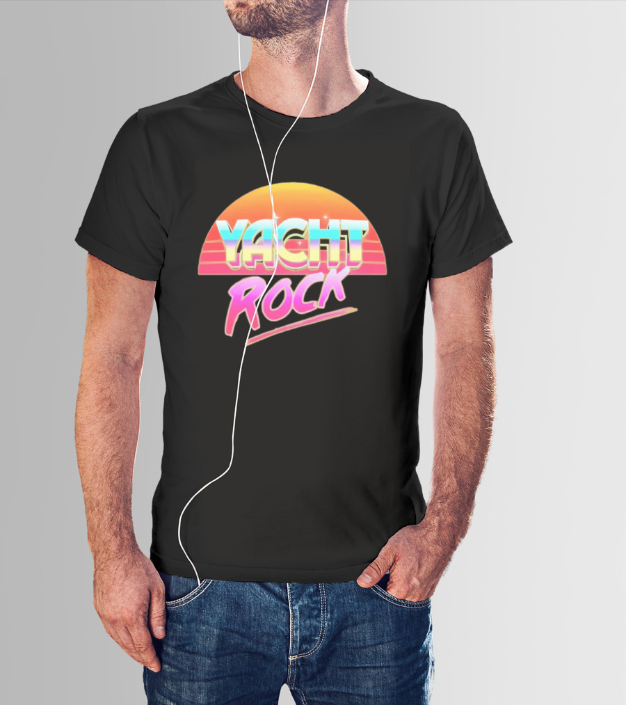 Yacht Rock Sunset Retro Vibes T-Shirt