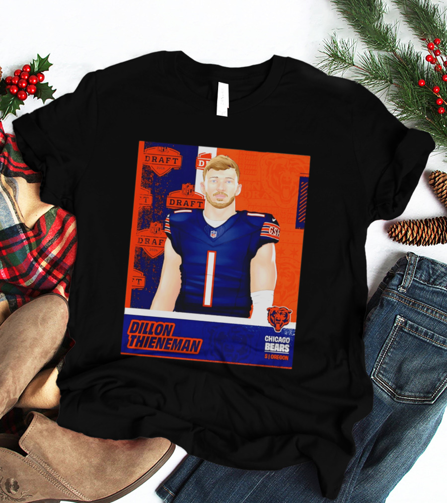 NFL 2026 Draft Chicago Bears Dillon Thieneman Oregon T-Shirt