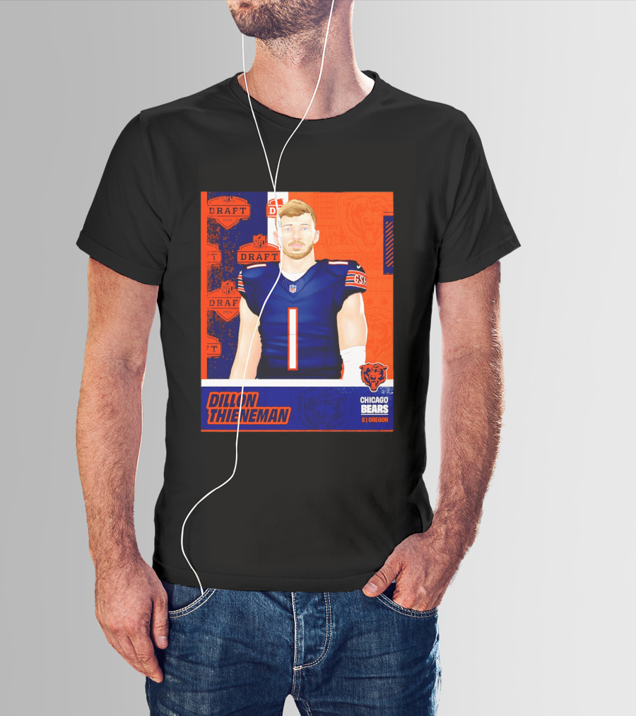 NFL 2026 Draft Chicago Bears Dillon Thieneman Oregon T-Shirt