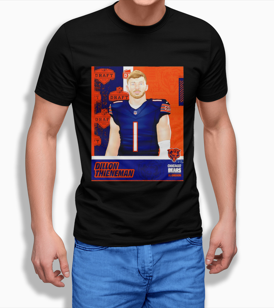 NFL 2026 Draft Chicago Bears Dillon Thieneman Oregon T-Shirt