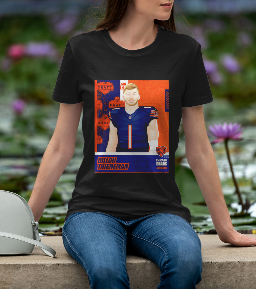 NFL 2026 Draft Chicago Bears Dillon Thieneman Oregon T-Shirt