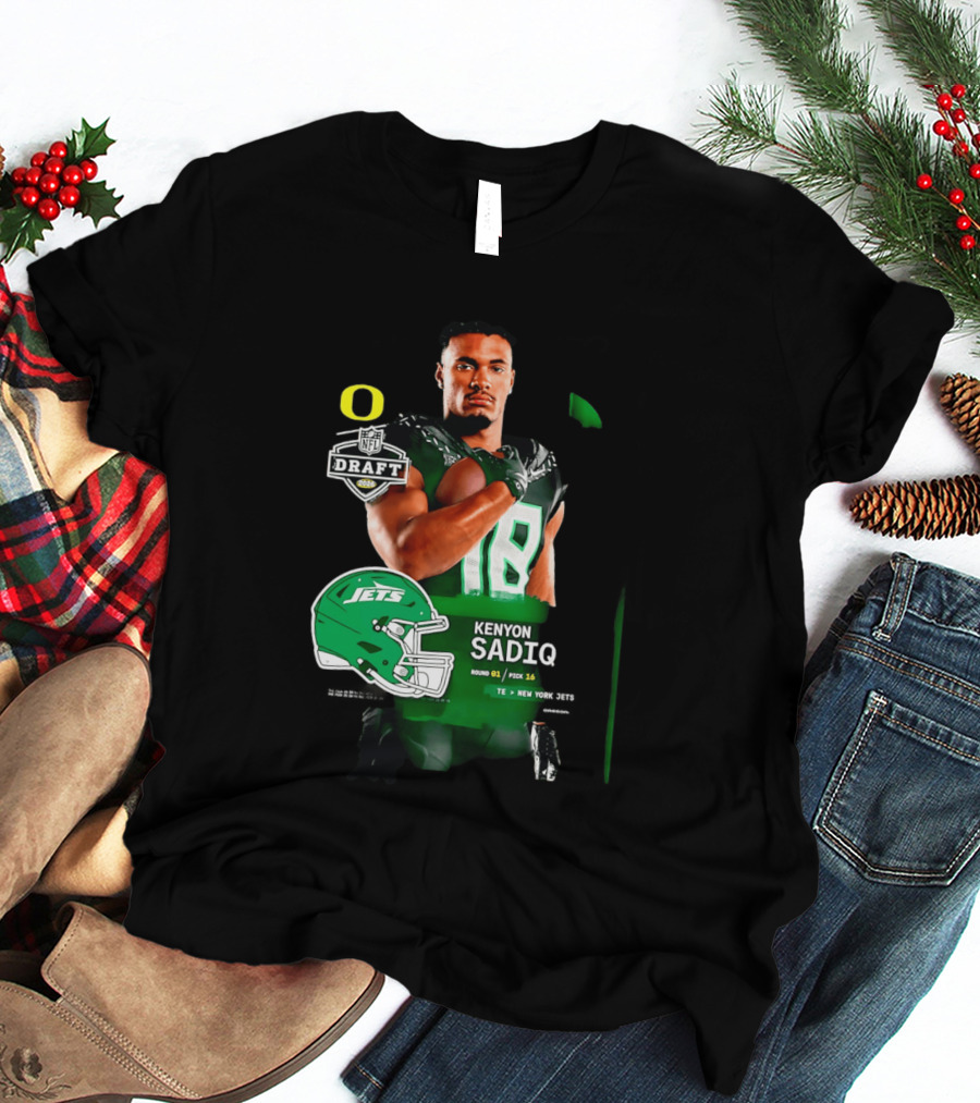 Kenyon Sadiq 2026 NFL Draft Round 1 Pick 16 New York Jets T-Shirt