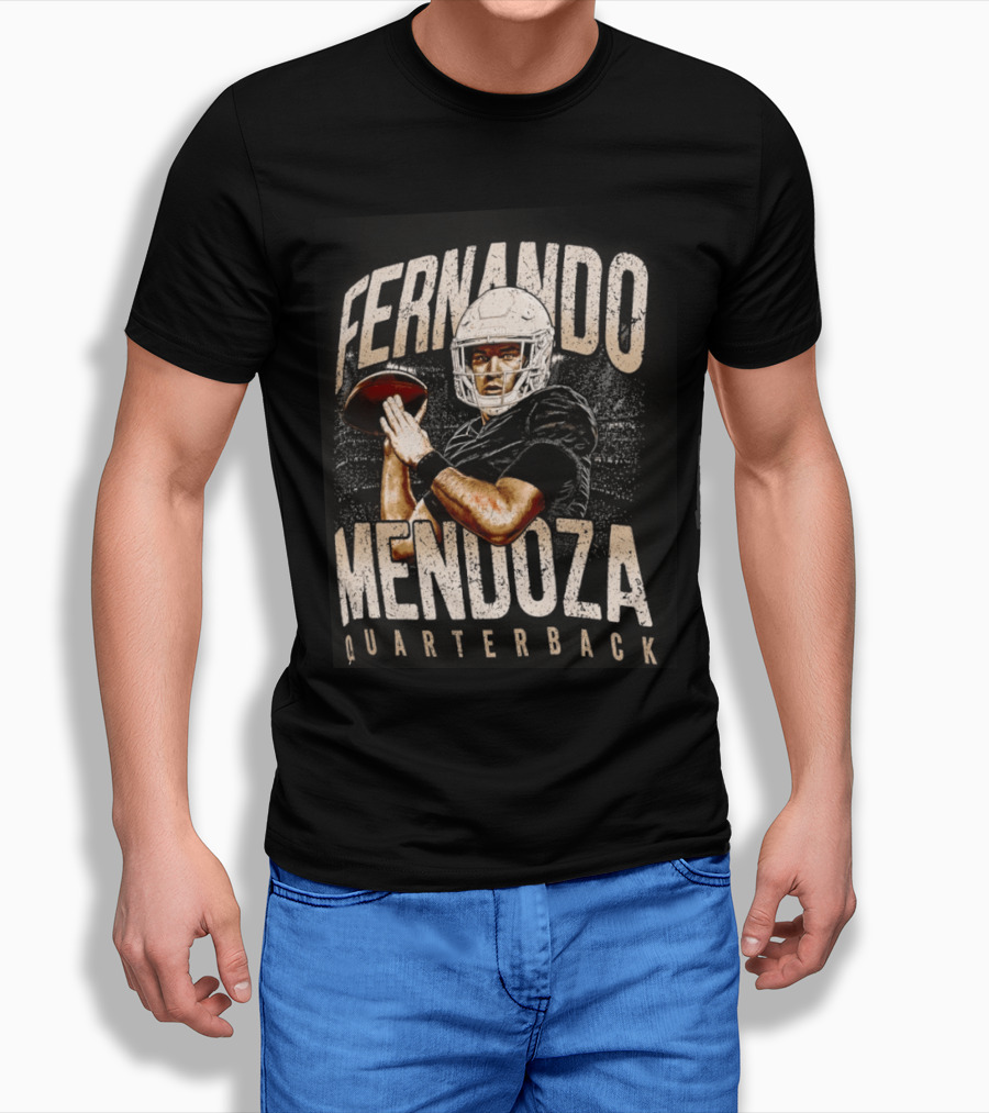 Fernando Mendoza Las Vegas Raiders Quarterback 2026 Draft T-Shirt